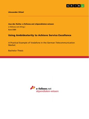 cover image of Using Ambidexterity to Achieve Service Excellence